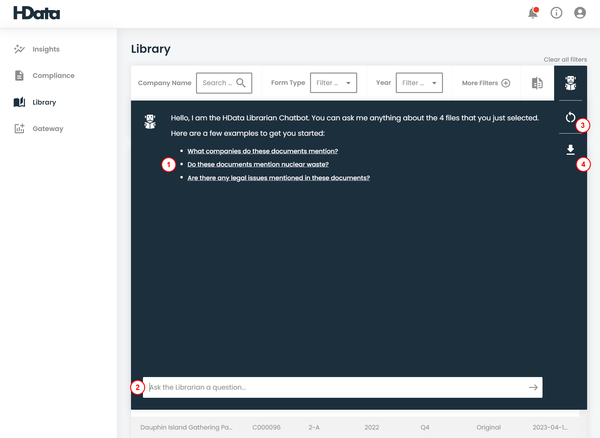 AI ask question page